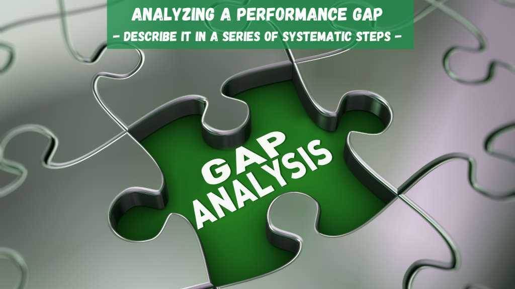 Analyzing a performance gap ets